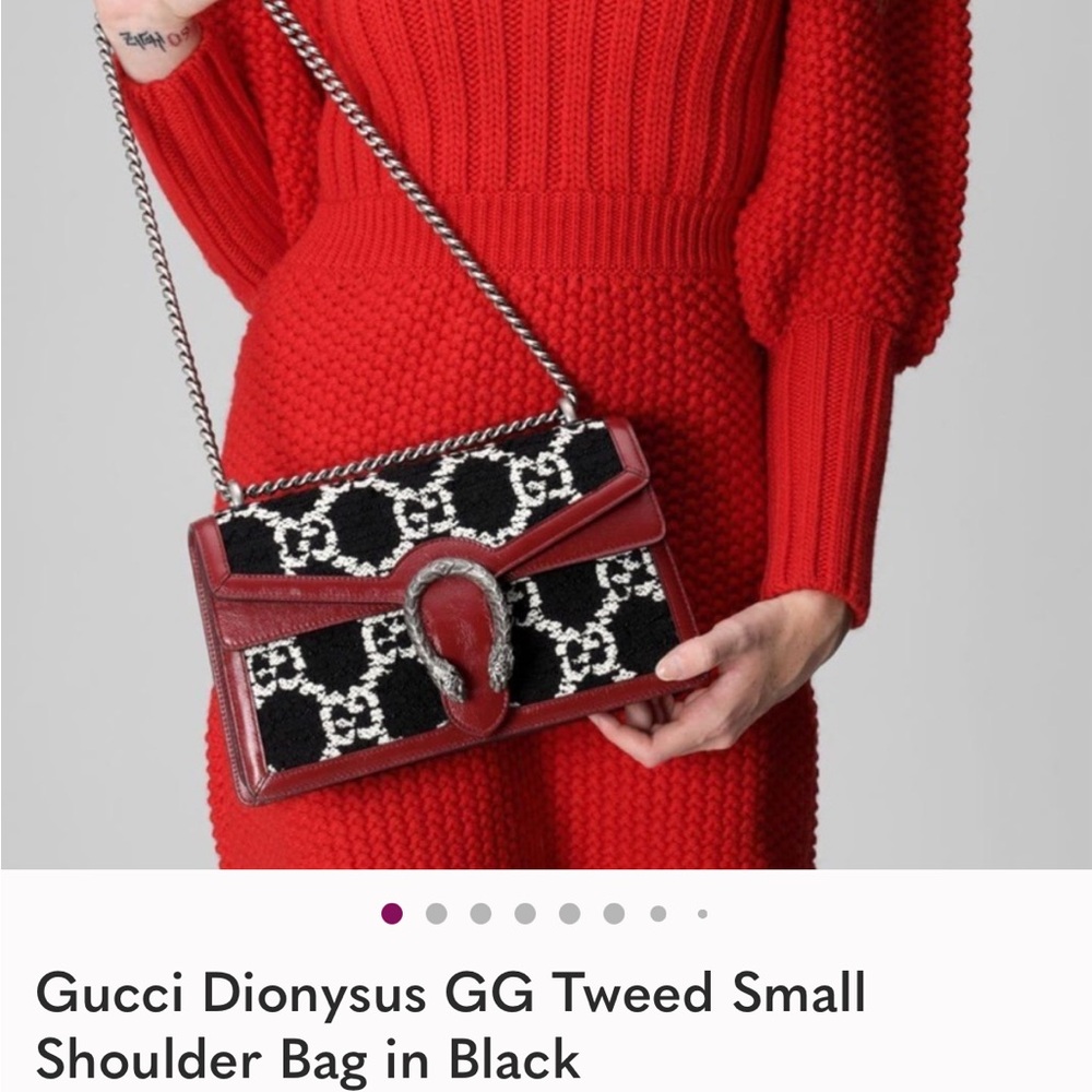 Gucci Dionysus Tweed GG shoulder bag - Picture 2 of 14